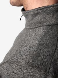 Unisex Fleece Troyer Patrick anthrazit-schwarz